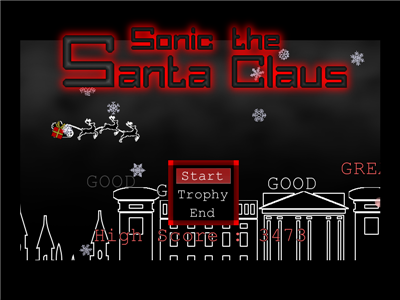 Sonic The Santa Claus (very short Xmas action game) Screen18