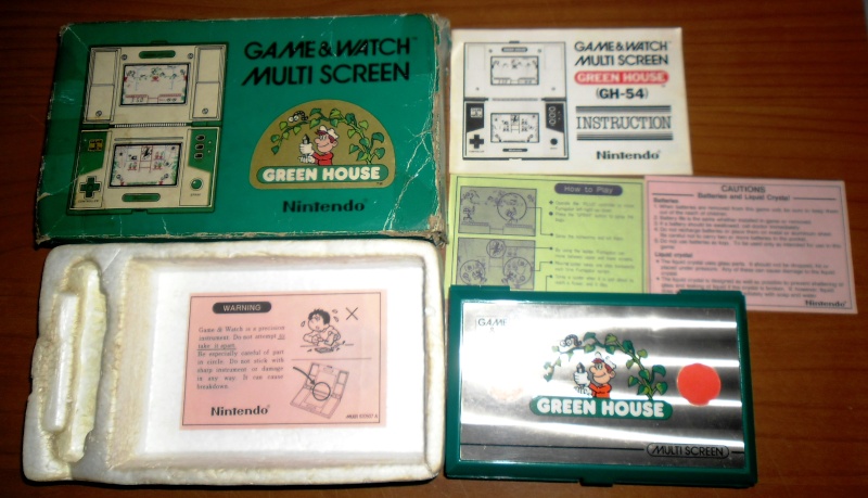 VENDO GAME & WATCH NINTENDO GREEN HOUSE 1982 Immagi16