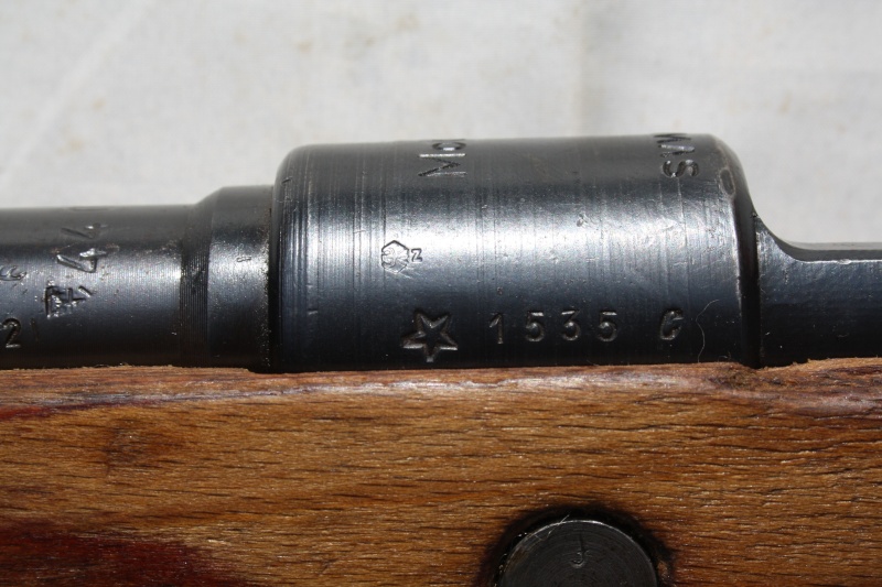 Fusil Mauser 98K fabriqué sous contrôle français. 03010
