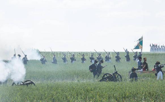 la reconstitution de la bataille de Montmirail 1814-2014 Montmi14