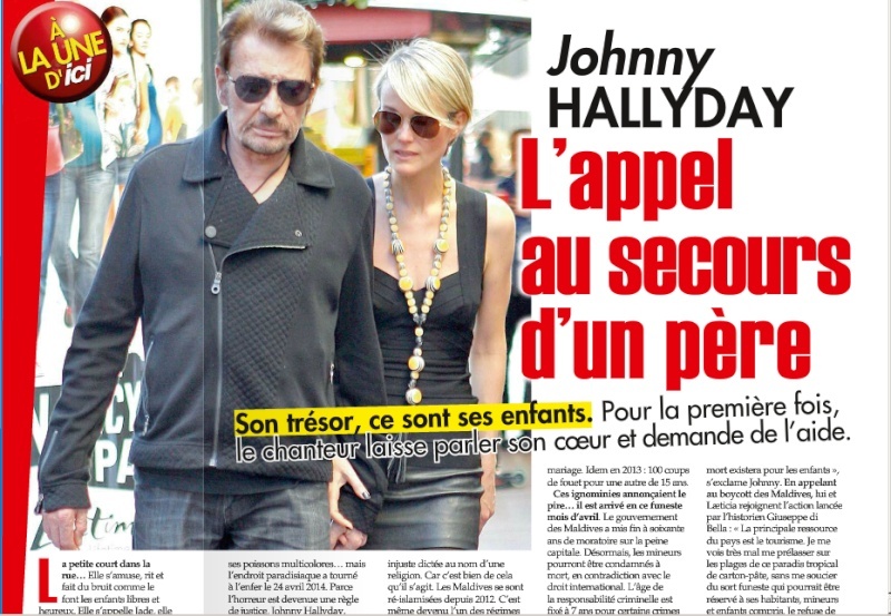 Ici paris du 28 mai 2014 : Johnny..il appelle au secours.. Captur17