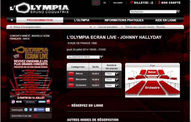 Johnny en HD sur grand écran à L'Olympia Captur49