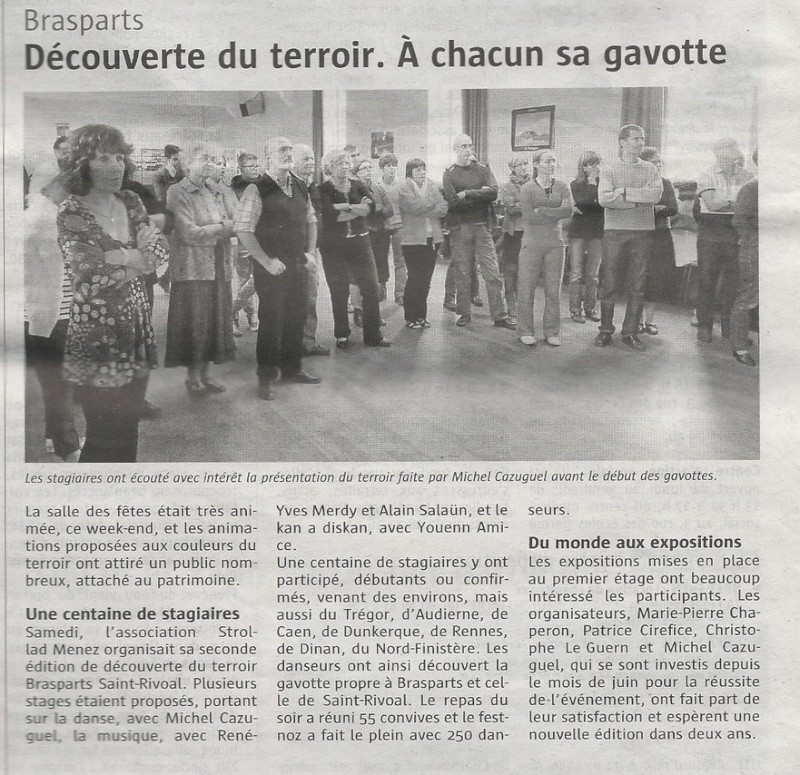 Exposition sur les Braspartiates en 1914 et découverte du terroir Brasparts-Saint Rivoal du 18 au 31 octobre Articl13