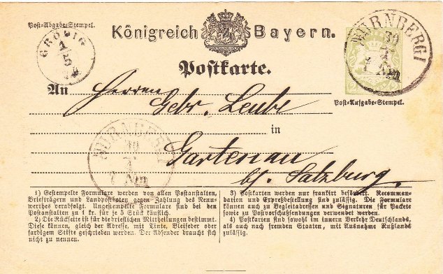 Postverhältnisse Bayern - Österreich - Seite 4 01323