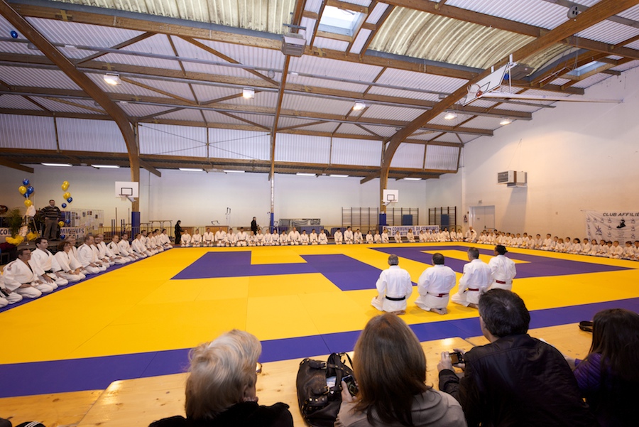 Passage de Lucie Décosse - judoka française la plus titrée, à Cattenom 2014-113