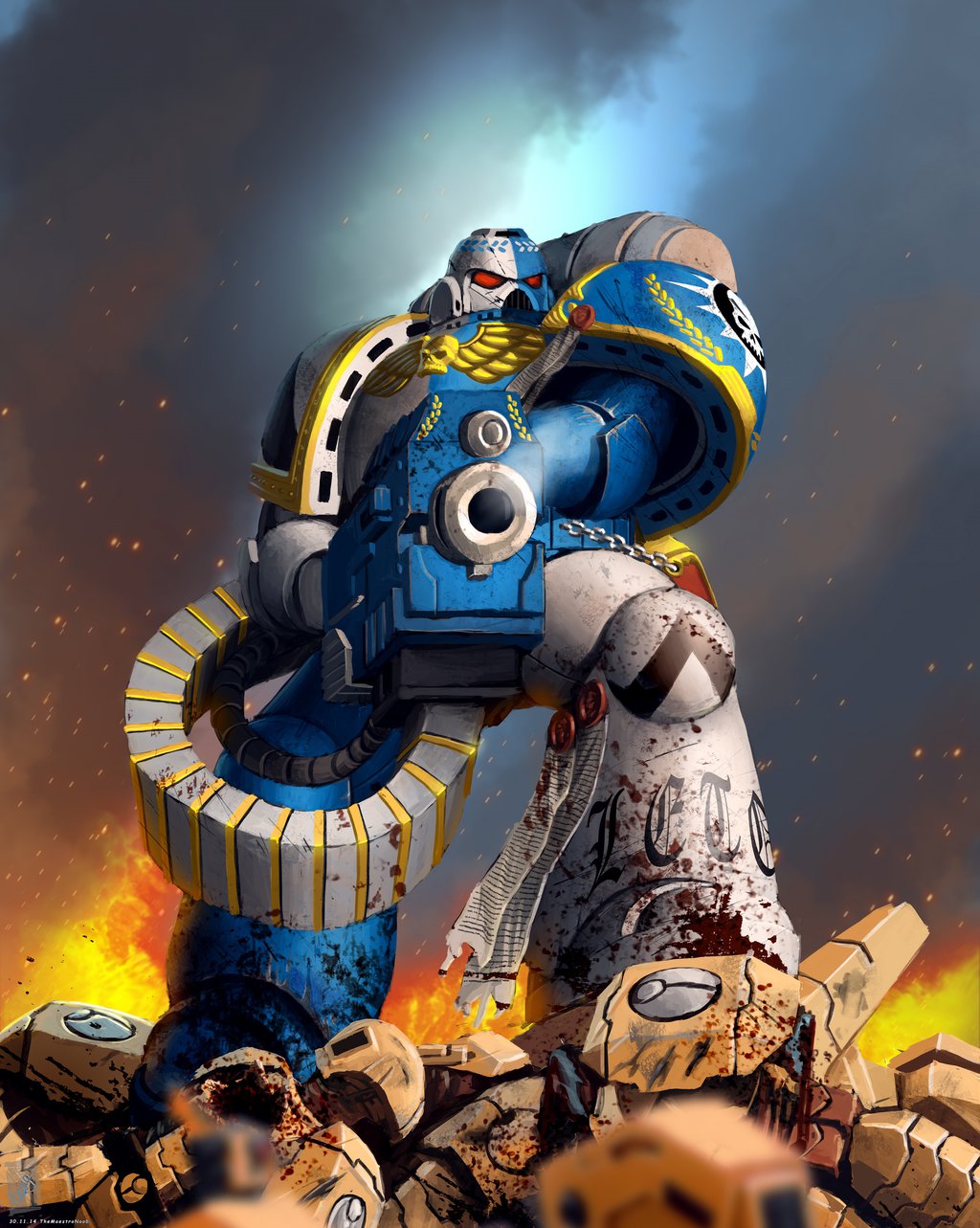 [W40K] Collection d'images : Space Marines - Page 9 Battle10
