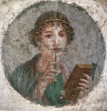 Tentative de retrouver un tableau d'après un portrait de femme renaissance Pompei10