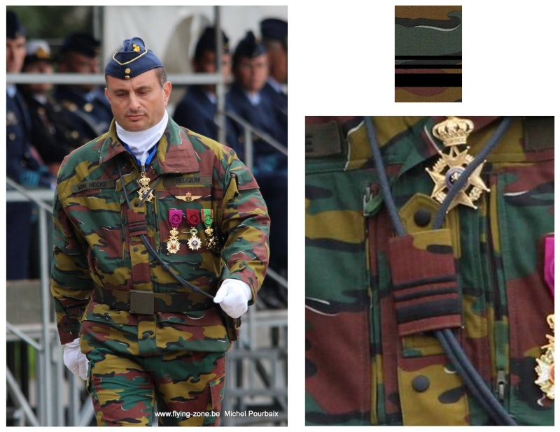 Belgium army ranks Diapos12