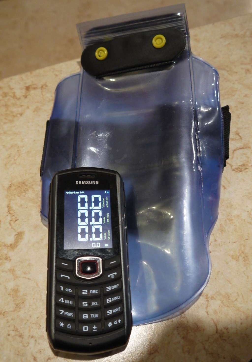 Tél Samsung B2710 avec Trekbuddy - GPS P1100315