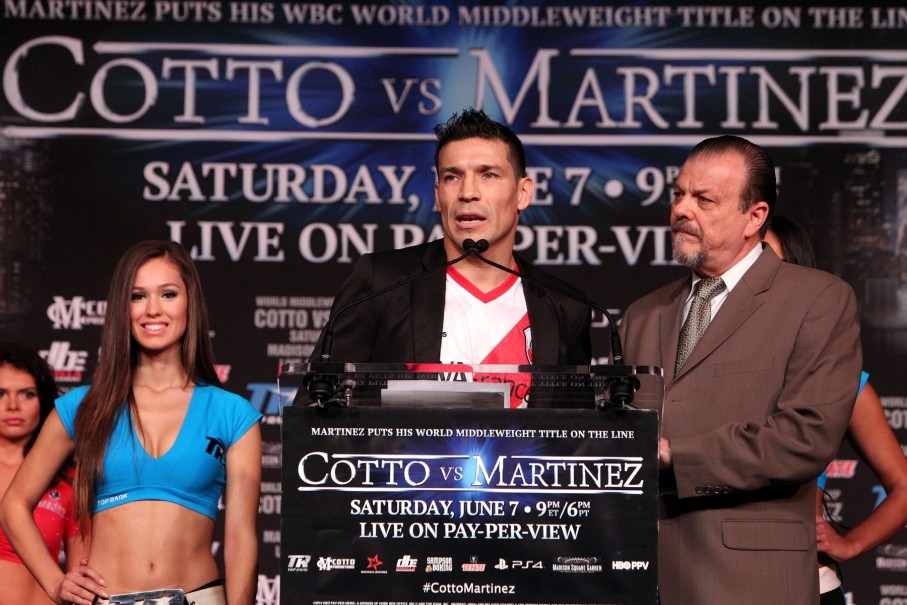 Sergio Martinez, Miguel Cotto : Media Workout L_78e610