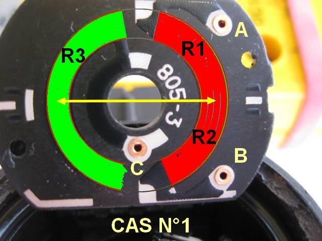 valeur potentiomètre capteur de hauteur Pot210