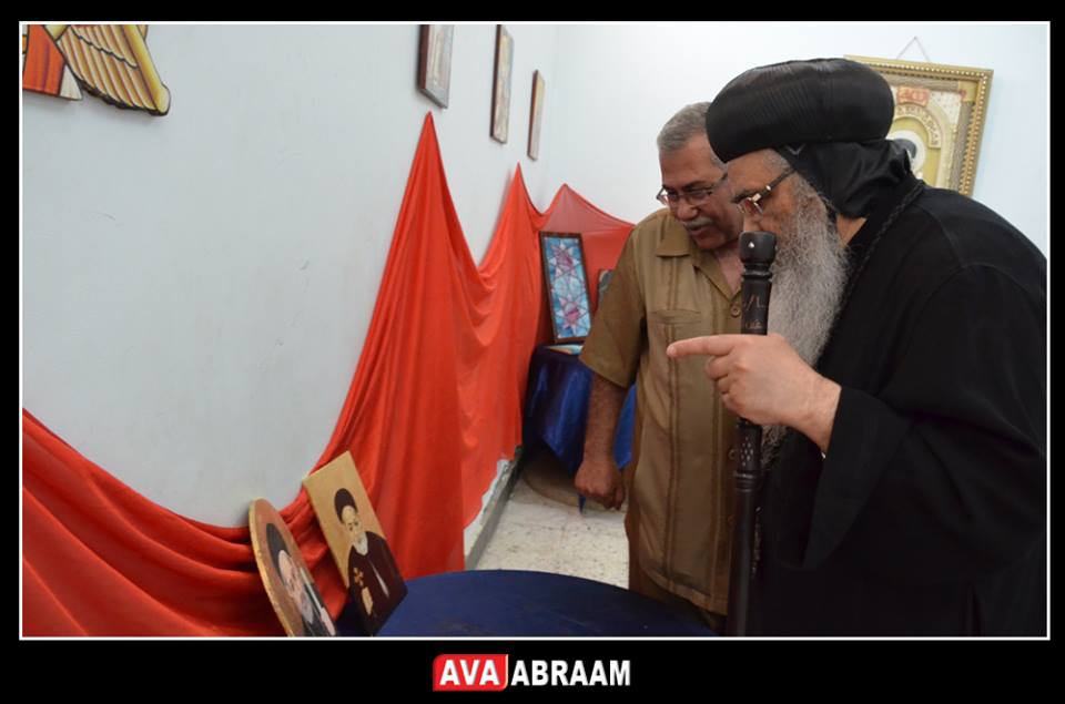 إفتتاح معرض الأعمال الفنية بدير القديس العظيم الأنبا ابرام2014/5/29 10390310