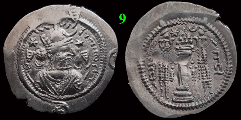 Drachmes Sassanides, oui mais ... 910