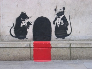 Le rat dans l'art :) Banksy17