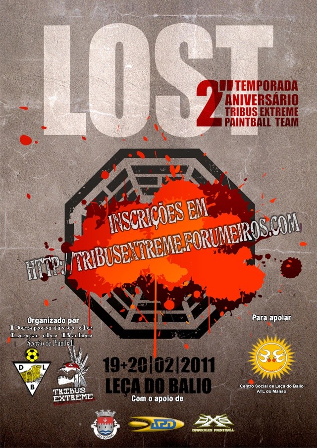 2º aniversario TEPT / 2ª temp. LOST Cartaz10