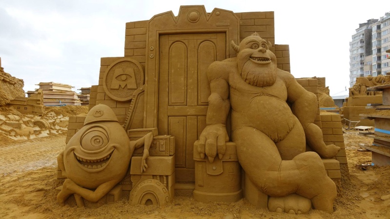 Festival de Sculpture de Sable : Disneyland®Paris Sand Magic à Ostende en Belgique - 2014 413