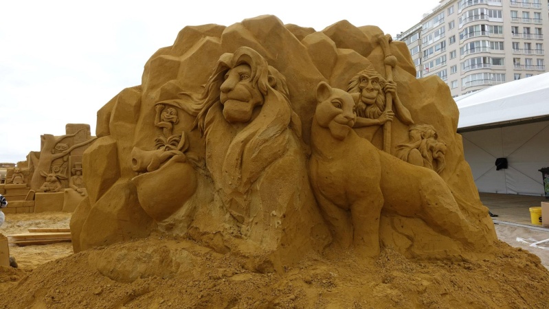 Festival de Sculpture de Sable : Disneyland®Paris Sand Magic à Ostende en Belgique - 2014 613