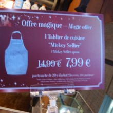 Offre magique dans les boutiques du parc P1330310