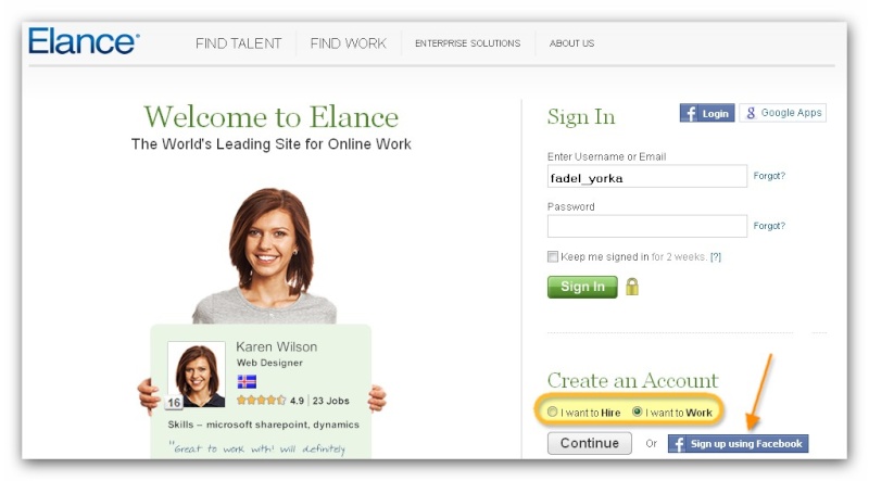 موقع Elance للعمل من الانترنت بتخصصك ومهاراتك وكيف يمكن الاستفادة منه 110