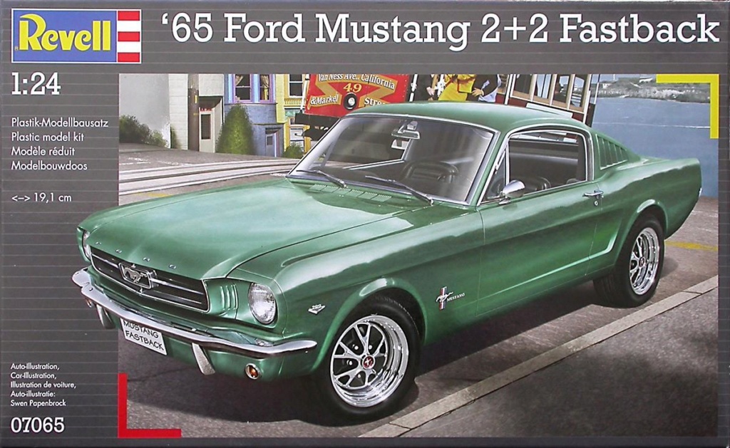 ford mustang fastback 2+2 1965 kit revell 1.24 138