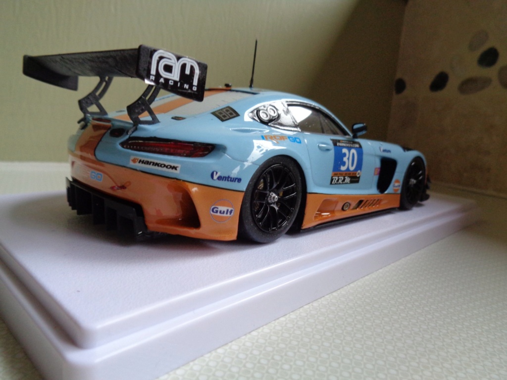 amg gt3 gulf kit tamiya1.24+ décal slotfabrik montage terminé 48077710