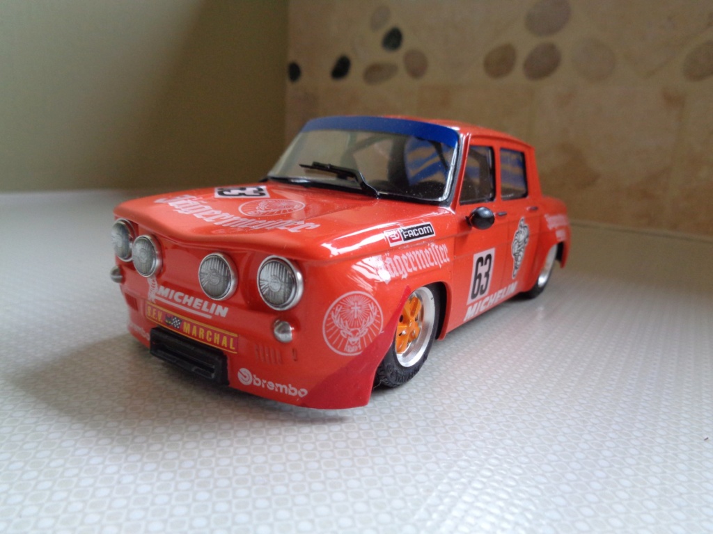 renault r8 gordini heller 1.24+trans kit scale production montage terminé 48266210