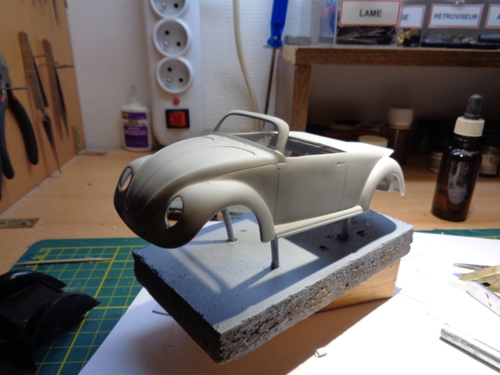 vw cox speedster base kit hasegawa montage terminé 710