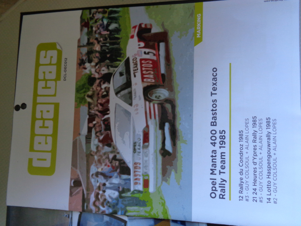 opel manta 400 rally condroz 1985 kit belkits 1.24 Dsc00186