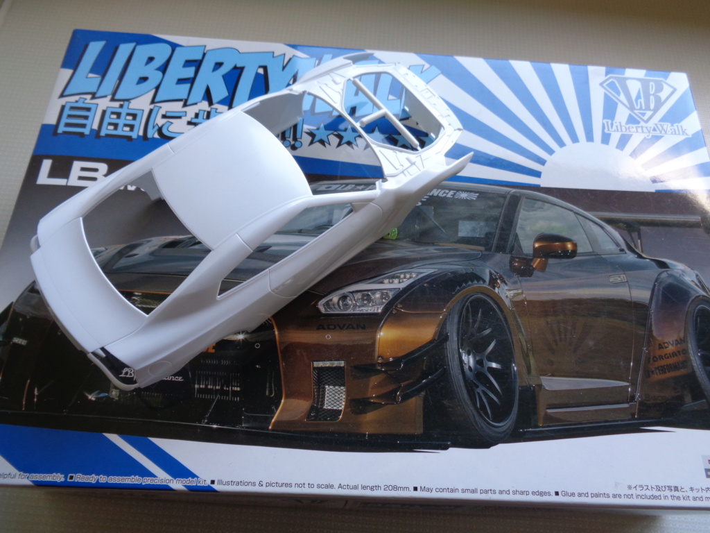 nissan r35 gtr type 2 version 1 lb kit fujimi 1.24 Dsc00494