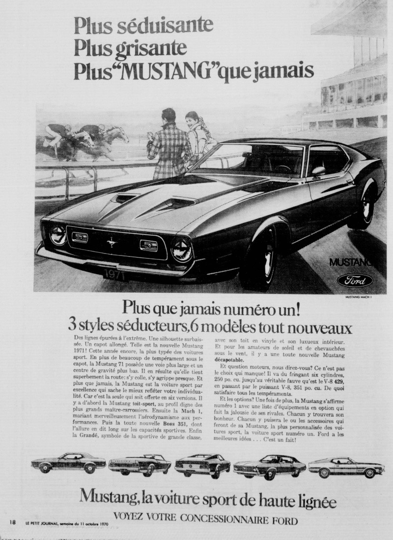 Publicité de la Mustang 1971 en français 1971_m10