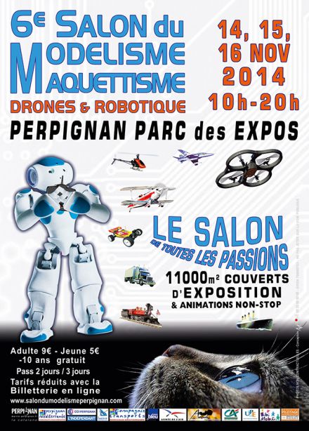 14, 15 et 16 Novembre 2014 : 6° Salon du Modélisme Maquettisme à PERPIGNAN 66000. Perpi210