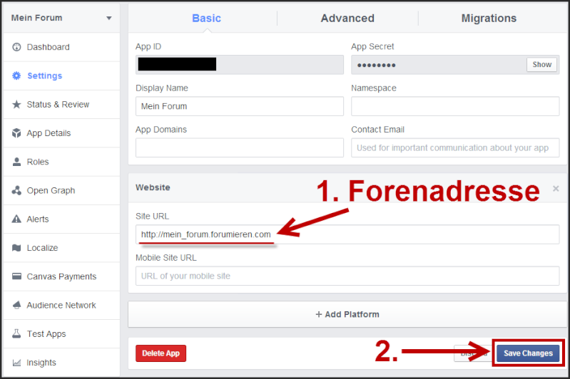 [Tutorial] Verbindung des Forums mit Facebook Tuto_f21