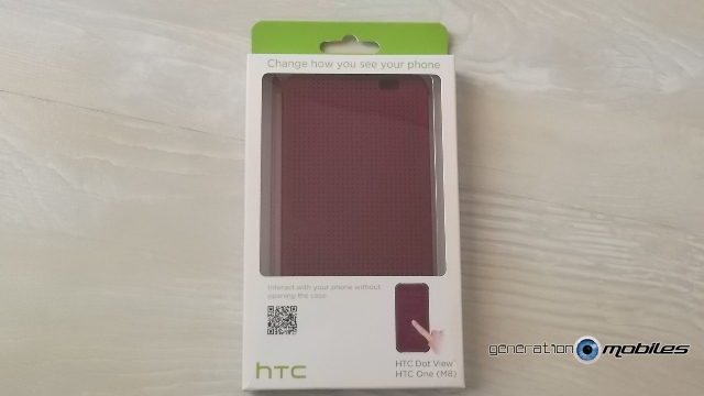 [HOUSSE] Dot view - HTC One M8 - présentation perso Emball10