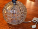 Need an ID - MCM Clear Crystal Geometric Lamp Base 20140813