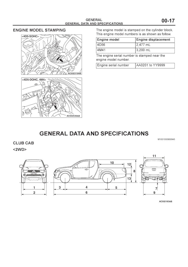 Serial de motor Nro_de10