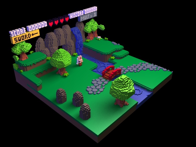 Voxatron browser console V_expo10