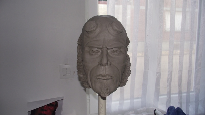 1ere Sculpture d'un buste 1/1 (Hellboy) Dscf3521
