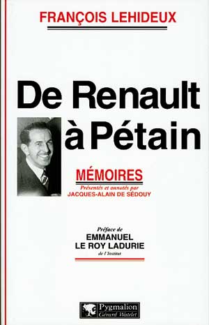  21 juin 1998 : mort de François Lehideux Derena10