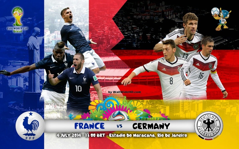 [كاس العالم البرازيل 2014] ربع النهائي المانيا 1-0 فرنسا        France13