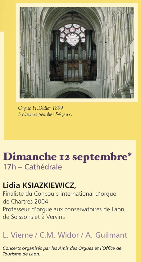2010-09-12 - L KSIAKIEWICZ - Cathédrale de Laon - 17h Laon10