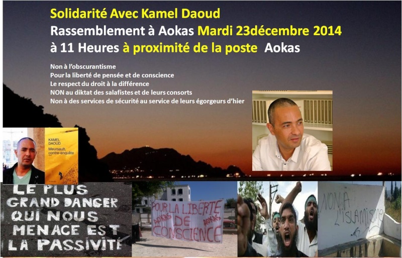 Solidarité Avec Kamel Daoud: Rassemblement à Aokas Mardi 23décembre 2014 1010