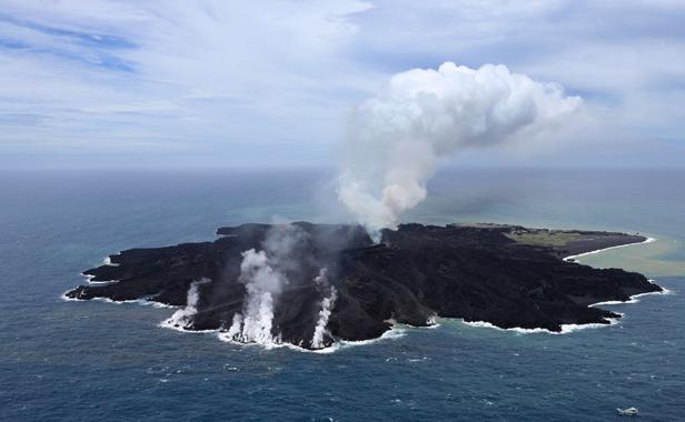 Japon: L'île soudainement apparue au sud de Tokyo continue de grossir  Nouvel10