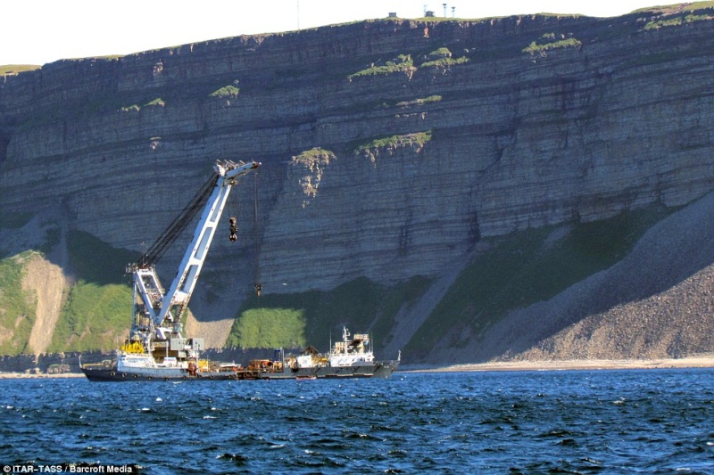 Char Sherman sauve de la mer de Barrents Tank710