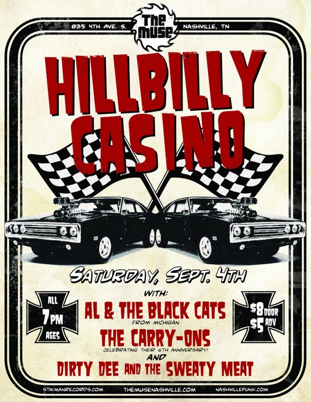 Sept. 4th - Hillbilly Casino, The Carry-Ons, Dirty Dee and Al & The Blackcats Sept_411