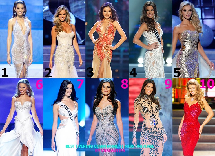 VÒNG BÌNH CHỌN TOP 10 (UPDATED) - BEST EVENING GOWN MOMENT MISS UNIVERSE 1-1013