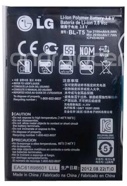 LG Nexus 4 Battery BL-T5 Nexus410