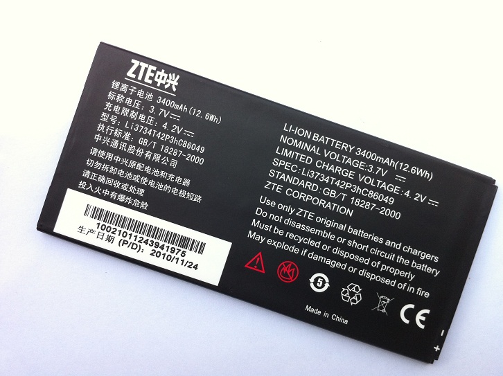 ZTE V9 Battery Li3734T42P3hC86049 V910