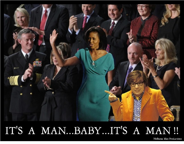 IRREFUTABLE PROOF that Michelle Obama IS A MAN 24/7 Its-a-10