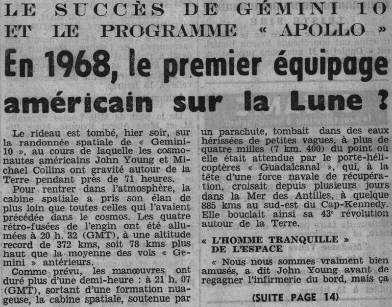 18 juillet 1966 - Gemini 10 - Young et Collins 66072310