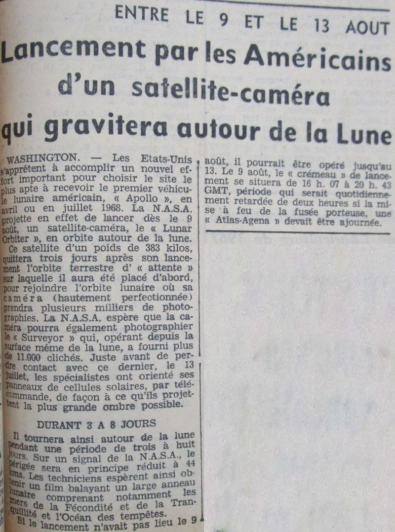 Lunar Orbiter 1 - 1er satellite lunaire américain 66073010